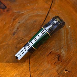 มีดพับเหล็กดามัสกัสทองแดงพร้อมตัวล็อคด้านหลัง ด้ามไม้ปักก้า พร้อมปลอกมีด แบบกำหนดเอง Cu Mai พกพาสะดวก EDC สำหรับล่าสัตว์ ตั้งแคมป์ มีด OEM - Product Image 3