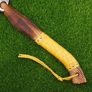 Hache Viking à double lame en bronze d'aluminium de qualité industrielle Steel Craft International, manche en bois, pour le camping en plein air - Product Image 4