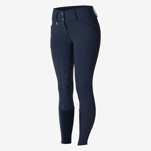Pantalones de Montar a Caballo para Mujer, de Algodón, Térmicos, Suaves, Color Azul Marino Oscuro - Product Image 3