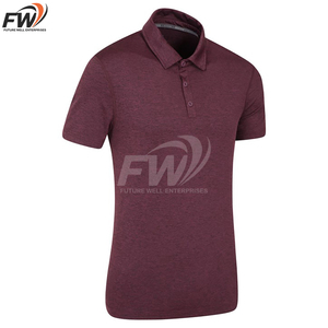 เสื้อโปโลผู้ชายทรงสลิมฟิต OEM ขายดี ระบายอากาศได้ดี แห้งเร็ว แฟชั่นใหม่ สั่งทำได้ แบบเรียบ - Product Image 2