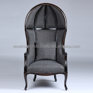 Silla de comedor serie 2311, éxito de ventas, con estructura de caoba de alta calidad, espuma suave y tela cómoda. - Product Image 5