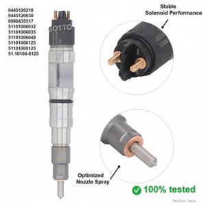 Injektor Common Rail 0445120218 51101006032 51.10100-6032 untuk Mesin Truk MAN TGA TGS D2066 Euro <span class=keywords><strong>3</strong></span> Euro <span class=keywords><strong>2</strong></span> - Product Image 2