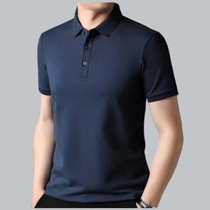 เสื้อโปโลผู้ชายแขนสั้นทรงหลวมสำหรับเล่นกอล์ฟ รุ่นใหม่ประจำฤดูร้อนปี 2025 - Product Image 4