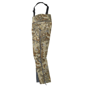 Pantalon à bretelles personnalisable grande taille en velours côtelé, résistant aux taches, avec broderie 3D, fermeture éclair, confortable, motif uni, imperméable, pour l'hiver et les activités de plein air - Product Image 3