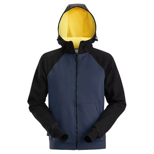 Sweat-shirts à capuche en polaire doux de haute qualité pour hommes et femmes, avec fermeture éclair, design imprimé en relief, veste à capuche avec fermeture éclair, vêtements d'hiver - Product Image 5