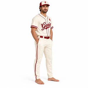 Technologie d'évacuation de l'humidité, tissu doux et confortable, uniforme de baseball performant, kit sportif léger de qualité supérieure - Product Image 4