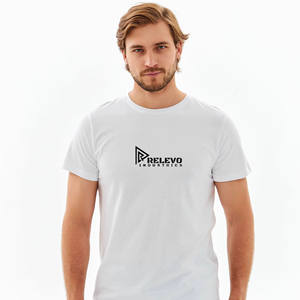Camiseta Blanca Personalizada con Logotipo, de Alta Calidad, Secado Rápido, Transpirable, 230g, Estilo Urbano, 100% Algodón, Lisa, Oversize, para Hombre - Product Image 1