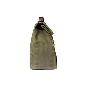 Sac à déjeuner en toile et cuir, isotherme, imperméable, réutilisable, pour hommes et femmes, LCLB-0001 - Product Image 4