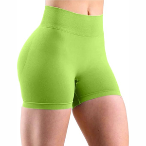 Shorts de yoga sans couture taille haute pour le sport et le fitness, en Spandex/Modal 220g – Vente chaude - Product Image 2