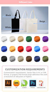 Sac en toile de jute multi-usage pour le shopping, les voyages, le travail et les activités de plein air - Product Image 5