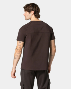 เสื้อยืดคอกลมโอเวอร์ไซส์ผู้ชาย แขนสั้น ผ้าเจอร์ซีย์ ทรงหลวม สไตล์สตรีทแวร์ ระบายอากาศได้ดี ไม่เป็นขุย น้ำหนัก 220 กรัม ผ้าฝ้าย 100% - Product Image 6