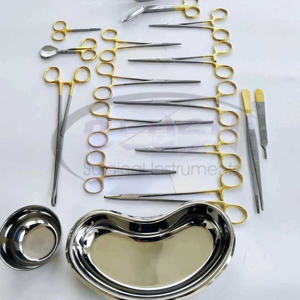 18 Pcs Gynecology Delivery Set with Box Top Quality Stainless Steel Surgical Instruments CE ISO Supplier By <b>Blush</b> Surgical - Product Image 2