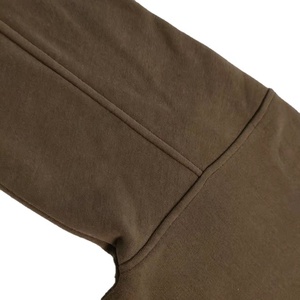 Sweat-shirt à capuche marron pour femme, pull à manches régulières, style décontracté streetwear, personnalisable OEM - Product Image 2