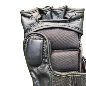 Gants de boxe MMA Sanda pour adultes, fabriqués en usine au Pakistan, OEM, à doigts courts, pour arts martiaux et sparring - Product Image 5