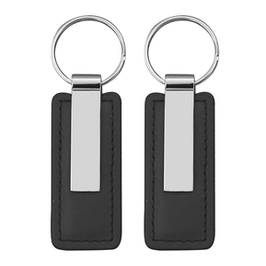 Porte-clés en cuir créatif, cadeau d'affaires, porte-clés classique avec sangle, porte-clés de voiture en cuir, best-seller - Product Image 3
