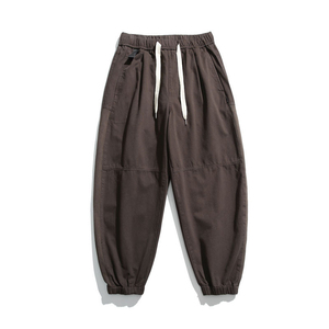 Custom Men's Casual Printed Lightweight Loose Fit Corduroy Jogger Sweatpants with <b>Elastic</b> <b>Waist</b> and Logo - Product Image 1