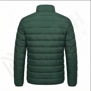 Nouvelle veste polaire pour hommes brillants du fabricant pakistanais couleur unique avec col montant style High Street pour l'hiver - Product Image 3