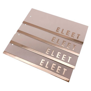 OEM 2026 Wholesale Premium Customized Clothing <b>Tags</b> Glossy Paper Gold Foil Hang Labels Golden Printing Hang <b>Tags</b> - Product Image 4