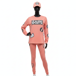 Conjunto Deportivo para Mujer, Camiseta y Leggings, Tela de Poliéster y Spandex de Alta Calidad, 180 GSM en la Parte Superior, 200 GSM en la Parte Inferior, Logotipo Personalizado - Product Image 6