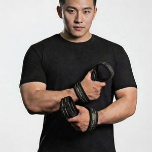 Correa de Levantamiento Reforzada de Algodón en Forma de 8, Protección Profesional, Resistente, de Alta Resistencia, 6 mm, Ligera, para Fisicoculturismo - Product Image 4