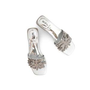 <b>Silver</b> Fancy Sports for <b>Slippers</b> FN7945 - Product Image 1