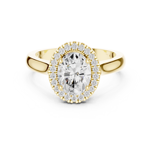 แหวนหมั้นทรง Asscher ตัวเรือนทองคำขาว 14K ประดับเพชร วงแหวนทองคำเหลือง 18K เครื่องประดับชั้นดีสำหรับผู้หญิง แหวนวันครบรอบแต่งงาน ขนาดต่างๆ - Product Image 1