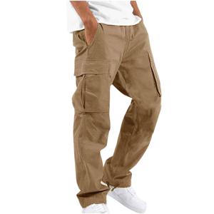 Pantalon cargo en coton respirant, coupe droite, fermeture éclair sécurisée, grandes poches utilitaires et taille ajustable - Product Image 6