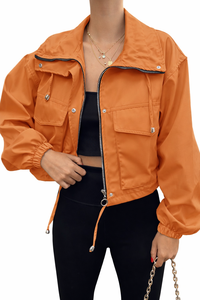 Veste bomber pour femme de qualité supérieure, OEM, élégante, grande taille, fermeture éclair intégrale, respirante, légère, pour l'hiver, nouvelle arrivée - Product Image 2