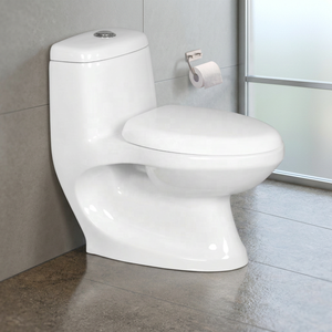 Inodoro de Cerámica Monobloque Elegante de Primera Calidad con Descarga Inteligente para Uso Residencial y Comercial - Product Image 5