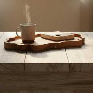 Acacia Wood Catch All Tray | <b>Vanity</b>, Coffee <b>Table</b> & Entryway Organizer | Handmade Wooden Decor Tray | Decorative Kitchen Home - Product Image 6