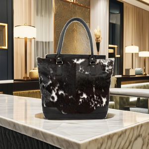 Sac fourre-tout en cuir de grande qualité avec poignée durable Sac fourre-tout en cuir à la mode fait à la main - Product Image 1