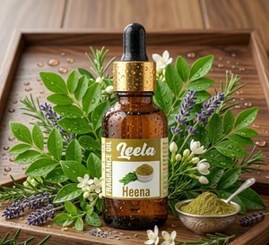 Aceite de Fragancia Heena Premium, Aroma Herbal Terroso Rico - Product Image 2