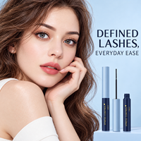 VIBELY Slim Precision Mascara untuk Bulu Mata Lentik dan Terdefinisi, Kosmetik Rias Mata dengan Kuas Halus