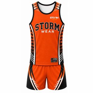 Uniforme de Atletismo de Poliéster de Secado Rápido OEM, Impresión por Sublimación Completa, Uniforme de Atletismo OEM ODM, Suministro de Fábrica STORM WEAR - Product Image 2