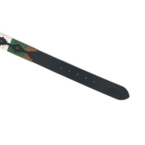 Ceintures en cuir pour hommes, cousues à la main, qualité italienne pure, ceinture en cuir véritable, design tressé coloré pour occasions décontractées et fêtes - Product Image 2