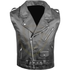 Chaleco de cuero para hombre al por mayor, transpirable, de invierno, gran oferta, color y logotipo personalizados - Product Image 3