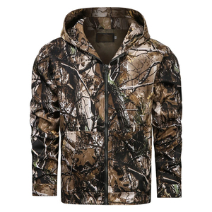 Wholesale High Quality <b>Camo</b> Design Custom Logo Sublimation Printed Hunting Hoodie Breathable Long Sleeve Winters Hunting Hoodie - Product Image 5