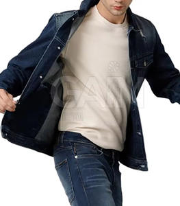 Chaquetas de Mezclilla de Invierno Hechas en Pakistán de Alta Calidad, Diseño Personalizado, Chaquetas de Mezclilla de Invierno para Hombre al por Mayor - Product Image 5