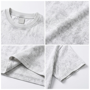 เสื้อยืดแขนสั้นผู้ชายทรงโอเวอร์ไซส์ สีพื้น คอกลม ผ้าฝ้ายเจอร์ซีย์ 100% ทรงลำลอง ระบายอากาศได้ดี เป็นมิตรกับสิ่งแวดล้อม น้ำหนัก 230 กรัม ย้อมสีพื้น - Product Image 6