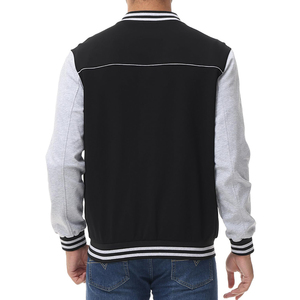 Direct Factory Suppliers <b>Winter</b> Baseball Varsity <b>Jackets</b> Customizable Colors Eco-Friendly Breathable Wool Stand Collar Geometric - Product Image 5