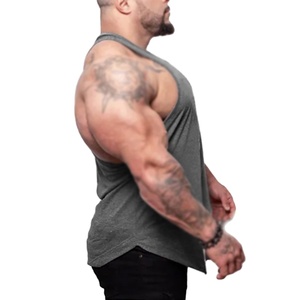 Offre Spéciale hommes débardeur nouvelle marque solide gilet Stringer Sportswear plaine Fitness musculation vêtements pour Gym hommes débardeurs - Product Image 2