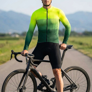 Custom Logo Breathable Quick Dry Unisex <b>Cycling</b> <b>Jersey</b> <b>Long</b> <b>Sleeve</b> Bike Clothing Outdoor Sports <b>Cycling</b> <b>Jersey</b> for <b>Men</b> and Women - Product Image 3