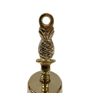 Hand <b>Bell</b> Modern Style <b>Brass</b> Polished Decorative Table <b>Bell</b> Ornate Pineapple Handle Home Office Hotel Reception Wedding Cere - Product Image 4