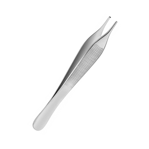 Pince à tissus Adson à dents droites de haute qualité 2x3 120mm, usage chirurgical, précision anatomique, acier inoxydable, manuelle - Product Image 2