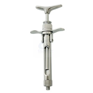CLASTY INSTRUMENTS Seringue dentaire auto-aspirante en acier inoxydable, manuelle, réutilisable, autoclavable, certifiée CE, instrument de classe I - Product Image 6