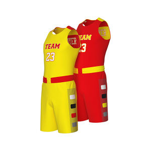 Uniforme de basketball réversible haut de gamme, design double face, vente en gros, usine - Product Image 1