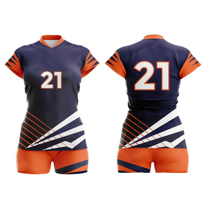 Custom Printed Custom Sublimation Heat-Transfer Sleeveless Unisex Adult Volleyball Jerseys 100% Polyester Breathable Sportswear - Product Image 4