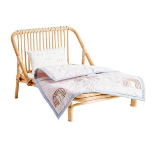 Camas para muñecas Reborn, cama tejida premium para muñecas, cama para muñecas bebé, muebles de juguete hechos a mano con lindos accesorios para regalo de cumpleaños - Product Image 2