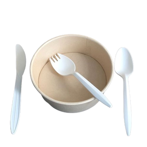 Cuillères jetables en papier PLA biodégradable de qualité supérieure, 155 mm, pour la restauration, lot de 25 pièces, utilisation en restauration, fête, 2026 - Product Image 1