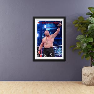 Póster Motivacional Decorativo para Pared, Diseño 'Eat Sleep Conquer Repeat', Impresión Deportiva Enmarcada, Decoración para Gimnasio, Tema Inspirador de Lucha Libre para el Hogar - Product Image 5